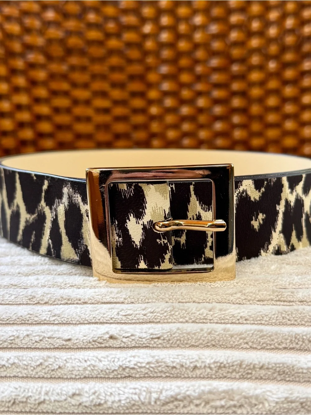 Kate Spade Animal Print Leopard Belt